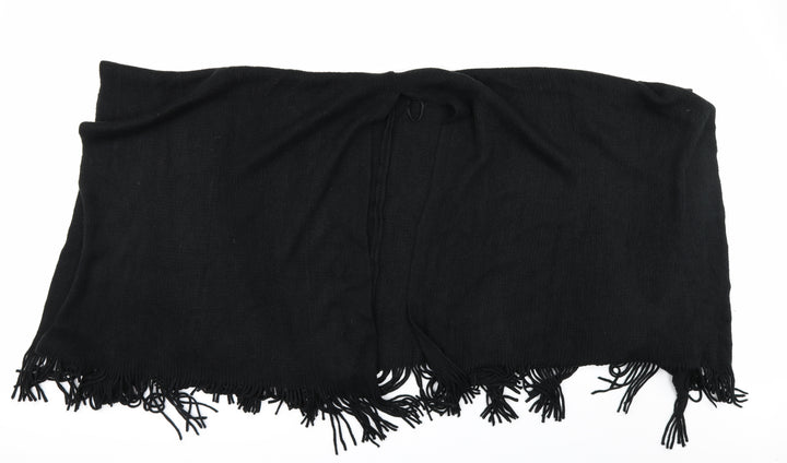 Preworn Womens Black    Shawl/Wrap