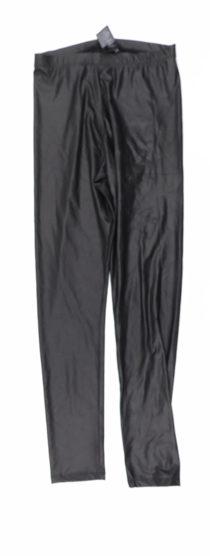 H&M Womens Black Carrot Leggings Size S L29 in - Leather Effect