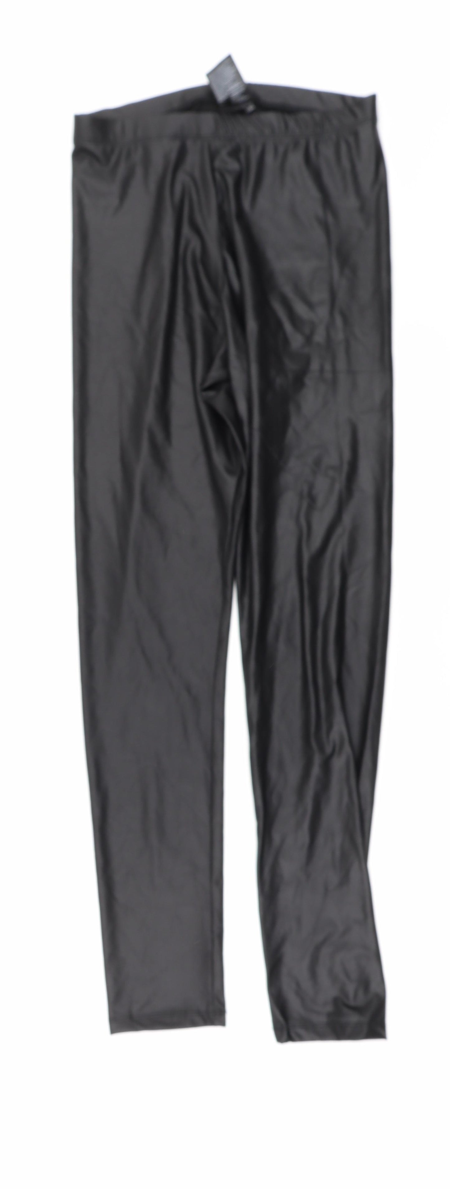 H&M Womens Black   Carrot Leggings Size S L29 in - Leather Effect