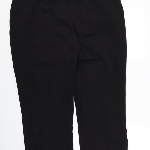 Artigiano Womens Black  Rayon Trousers  Size 18 L29 in