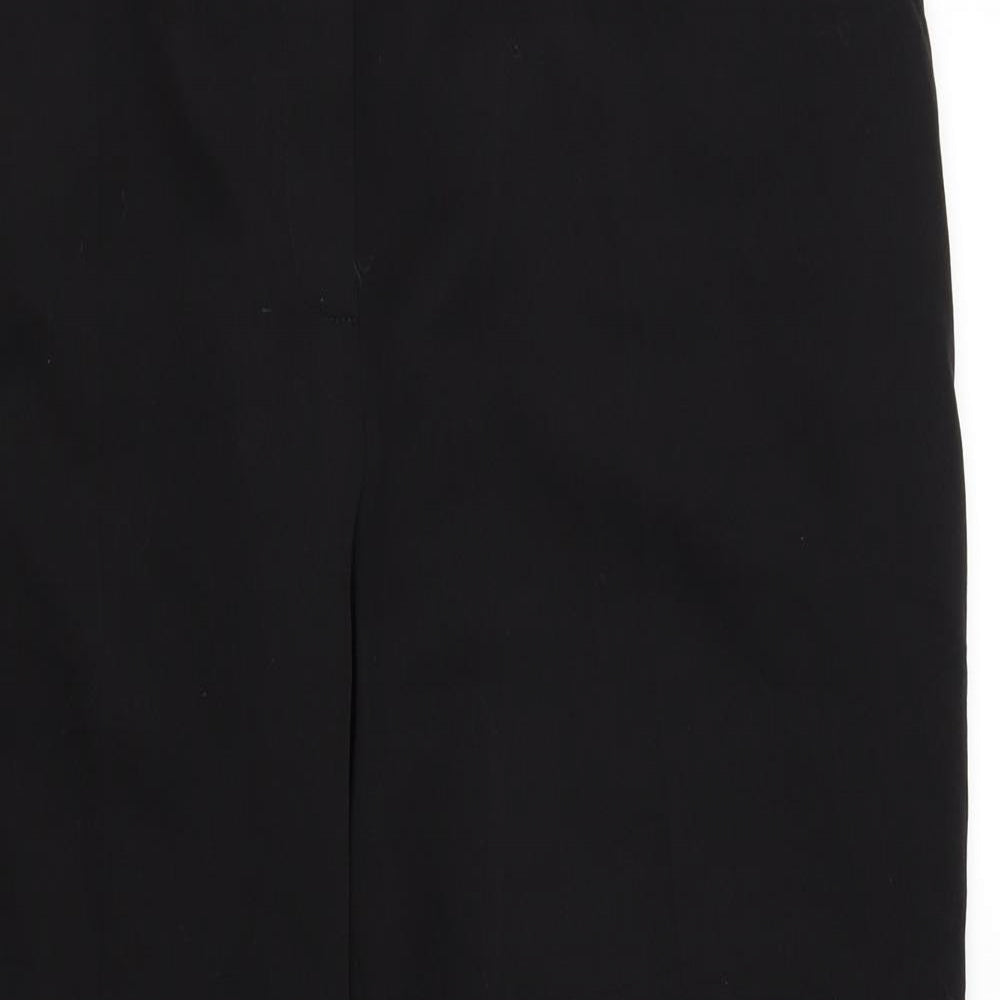 Artigiano Womens Black  Rayon Trousers  Size 18 L29 in