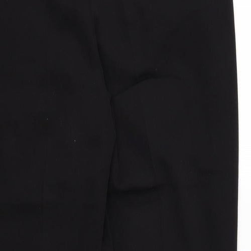 Artigiano Womens Black  Rayon Trousers  Size 18 L29 in
