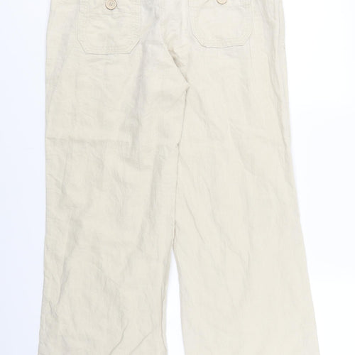 New Look Womens Beige   Trousers  Size 12 L30 in
