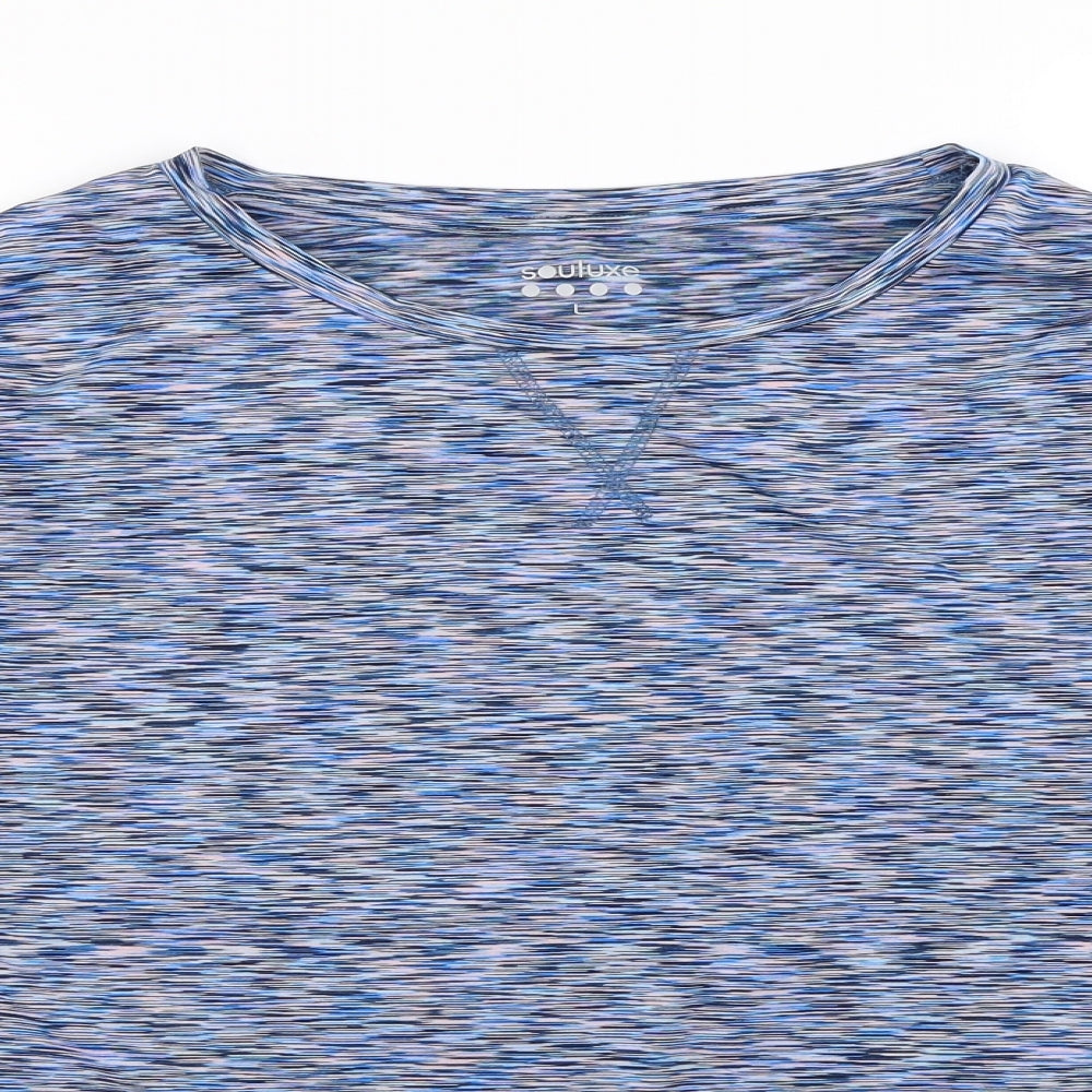 Souluxe Womens Blue   Basic T-Shirt Size L