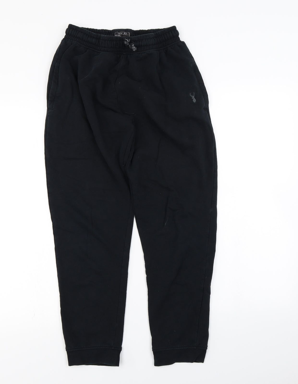 NEXT Boys Black  Jersey Jogger Trousers Size 12 Years