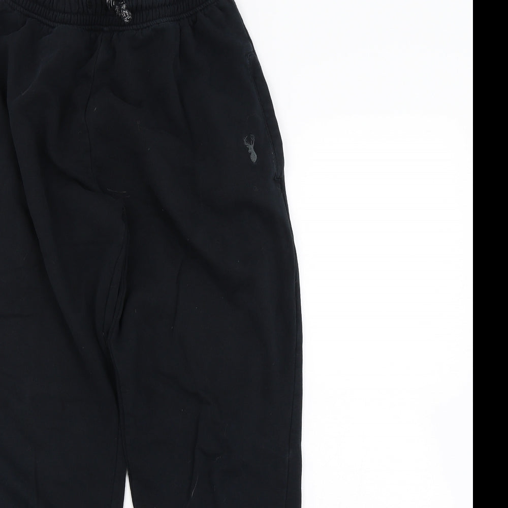 NEXT Boys Black  Jersey Jogger Trousers Size 12 Years