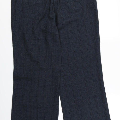 NEXT Womens Blue Striped Rayon Trousers  Size 16 L30 in