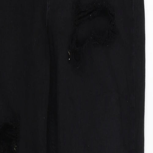 Topshop Womens Black  Denim Skinny Jeans Size 28 in L32 in