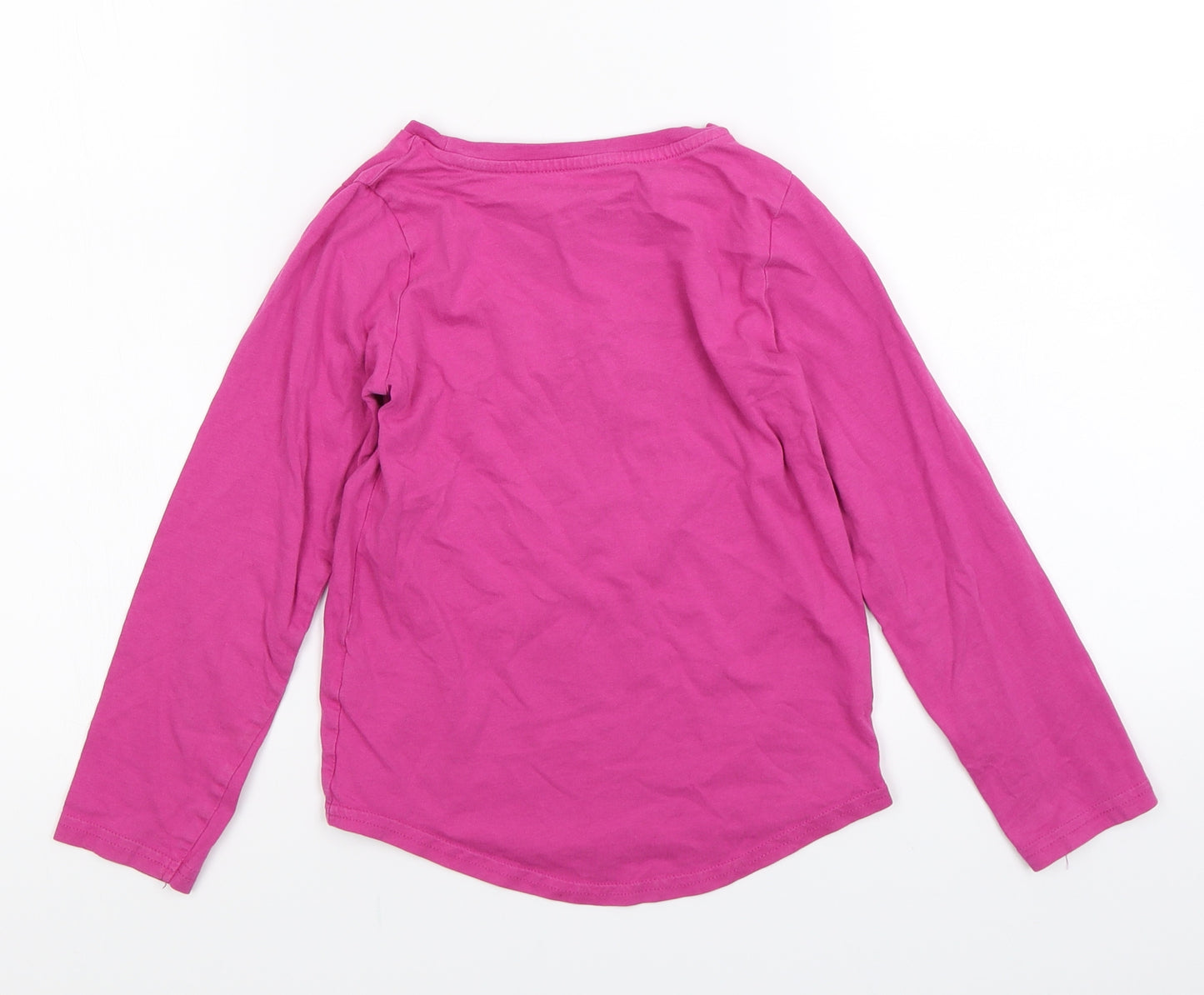 Nutmeg Girls Pink  Jersey Basic T-Shirt Size 7-8 Years  - Unicorn