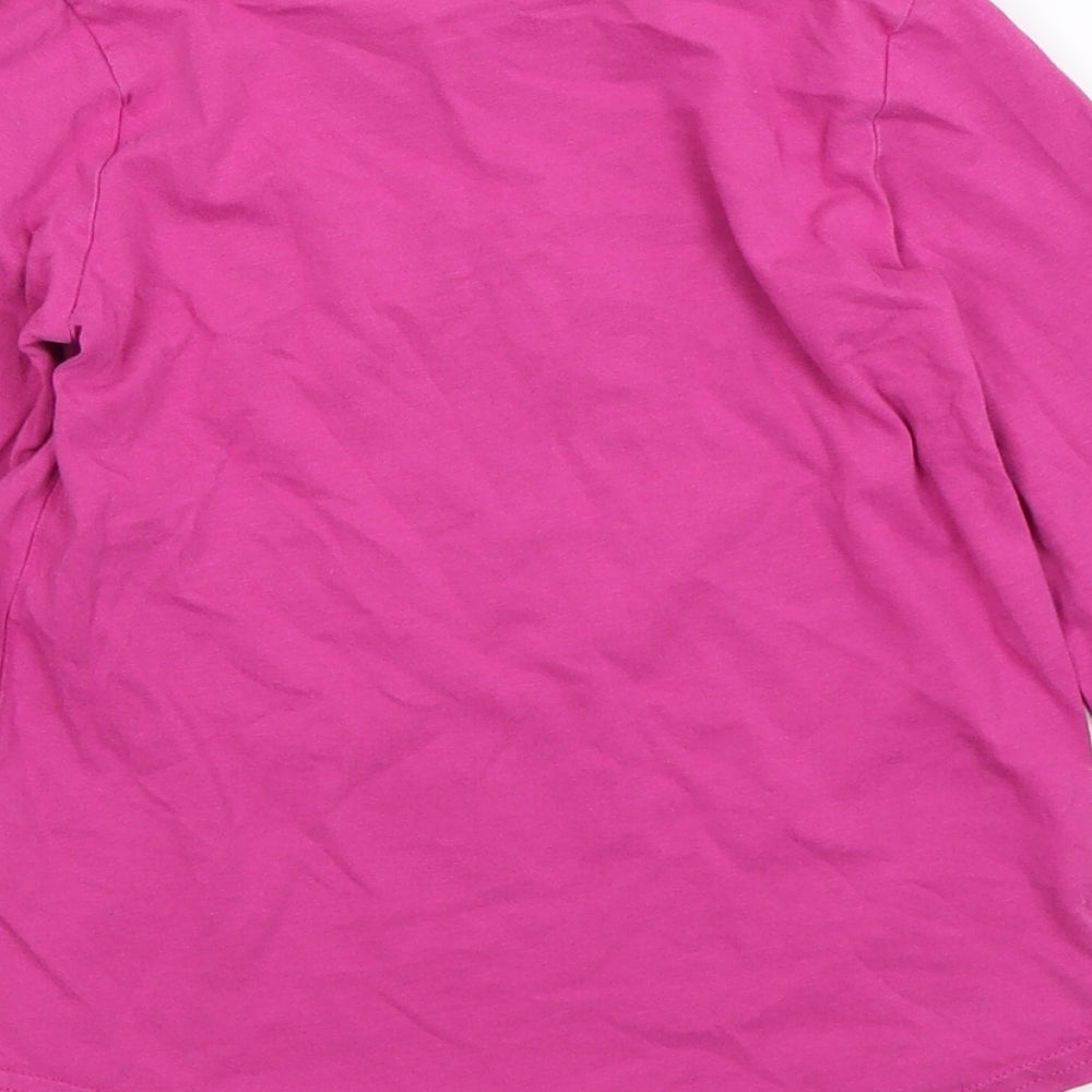 Nutmeg Girls Pink  Jersey Basic T-Shirt Size 7-8 Years  - Unicorn