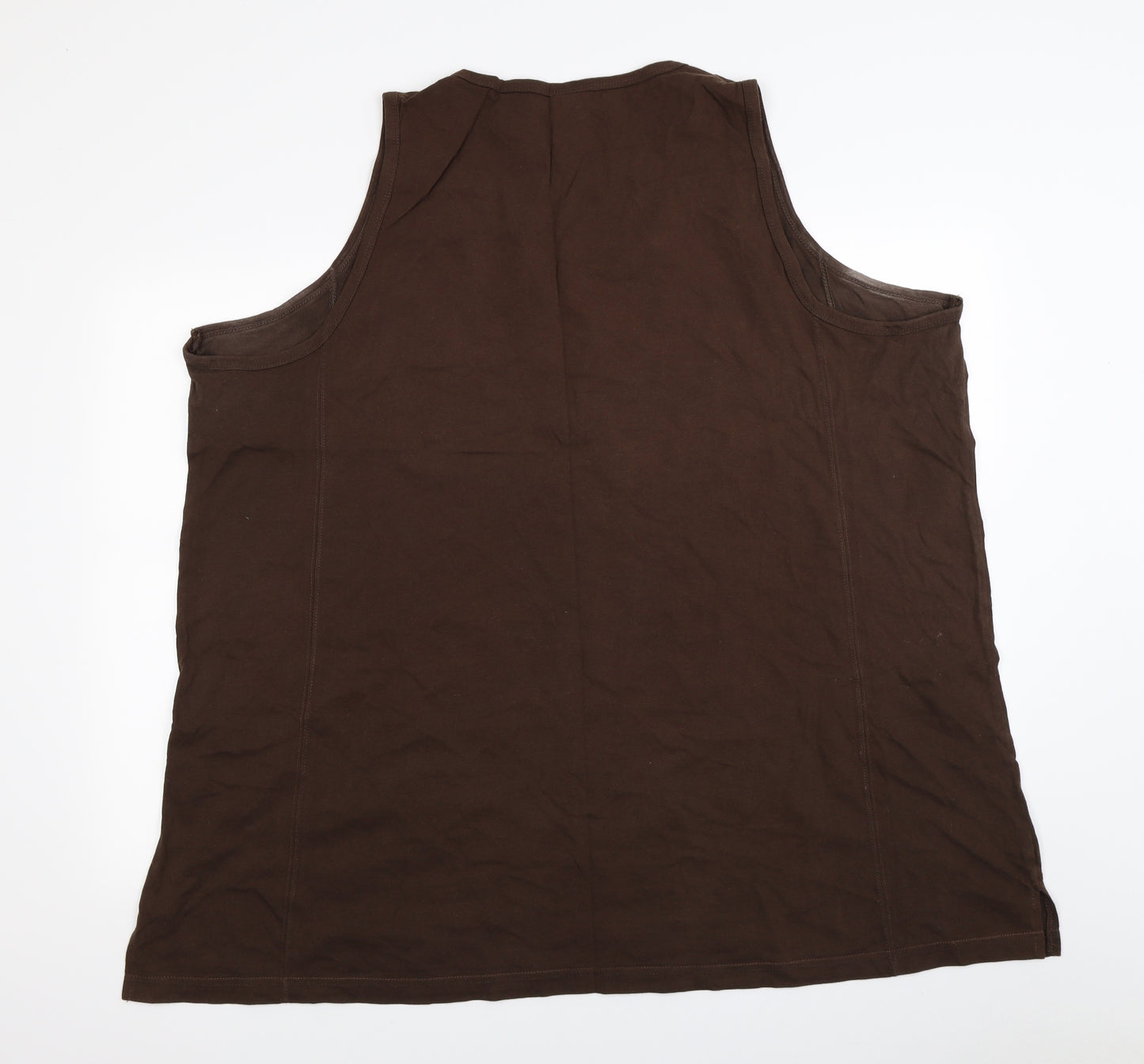 Perfect Collection Mens Brown  Jersey  T-Shirt Size 3XL