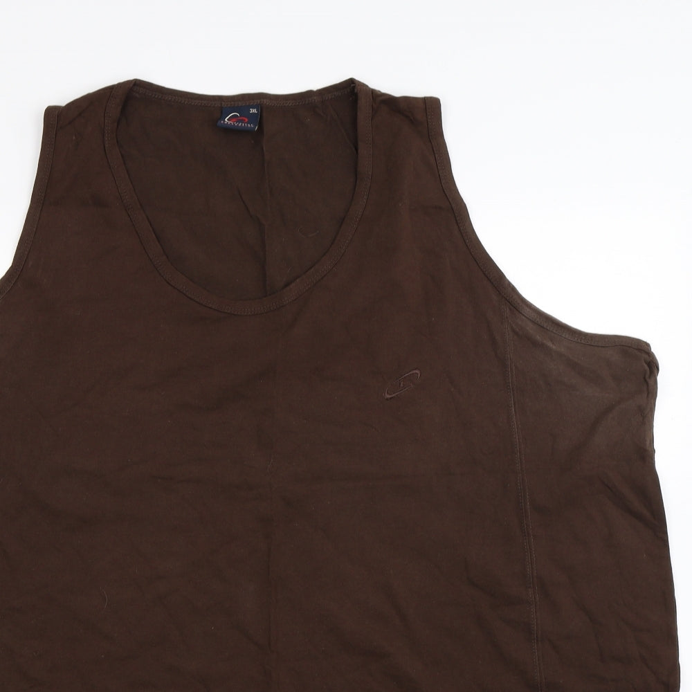 Perfect Collection Mens Brown  Jersey  T-Shirt Size 3XL