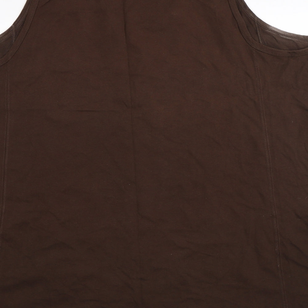 Perfect Collection Mens Brown  Jersey  T-Shirt Size 3XL