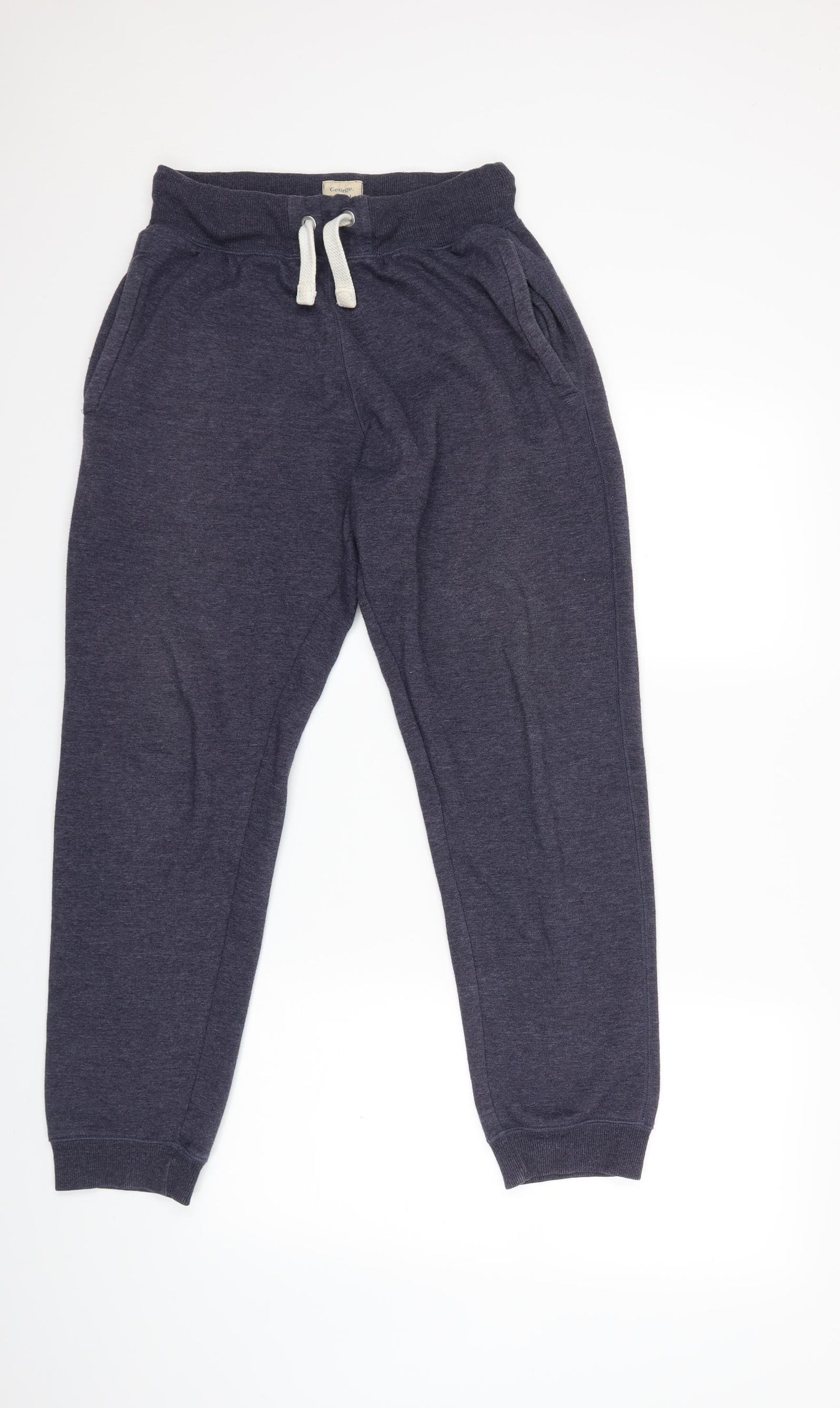 George Mens Blue   Sweatpants Trousers Size S L28 in