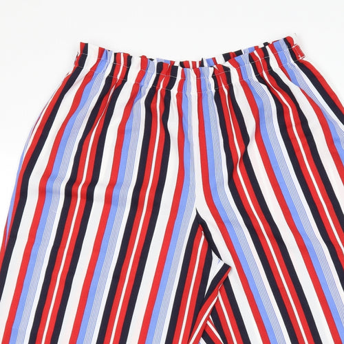 George Womens Blue Striped  Trousers  Size 14 L20 in
