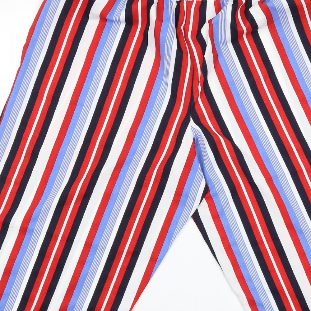 George Womens Blue Striped  Trousers  Size 14 L20 in
