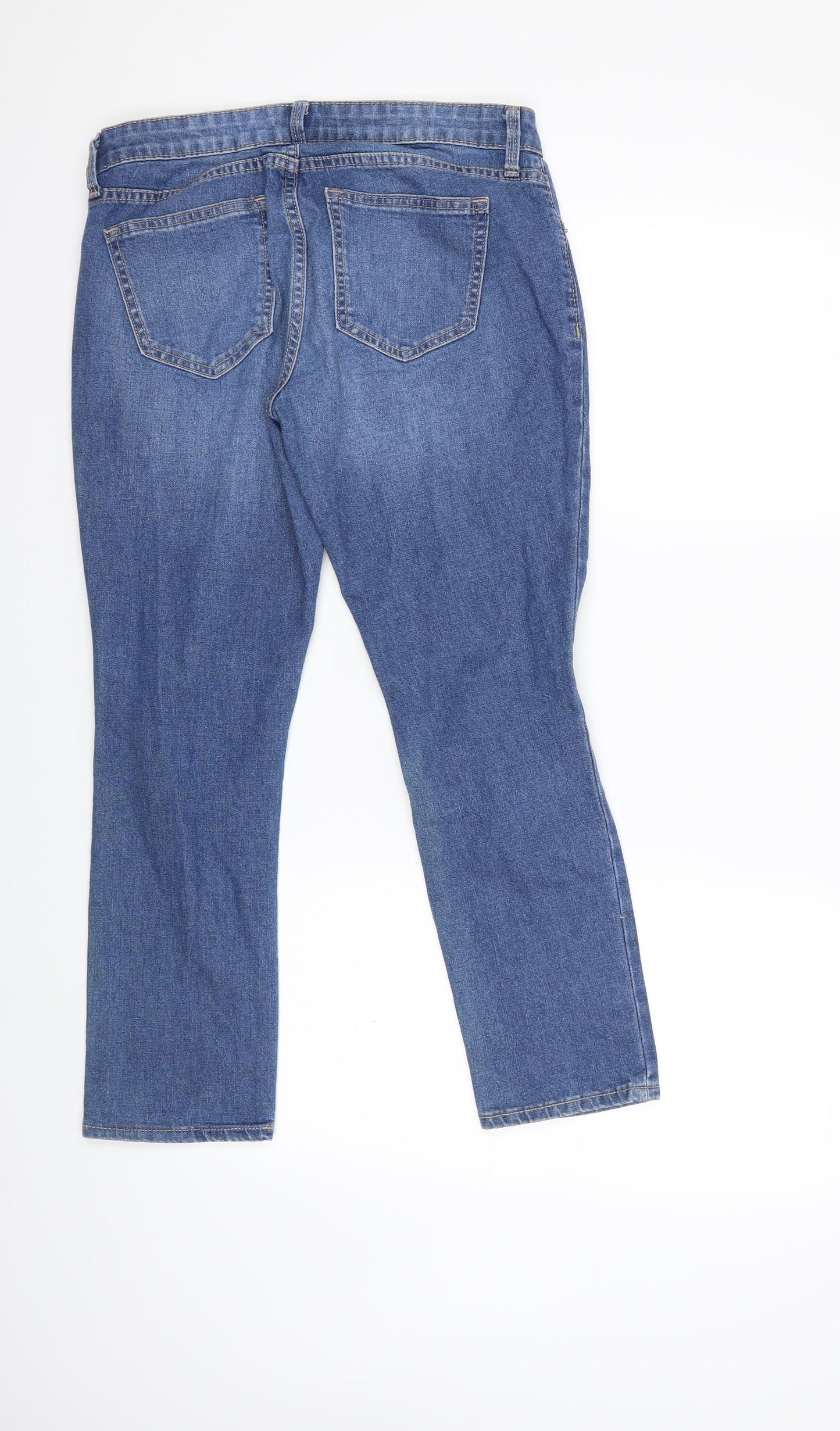 Gap Womens Blue  Denim Cropped Jeans Size 27 in L26 in