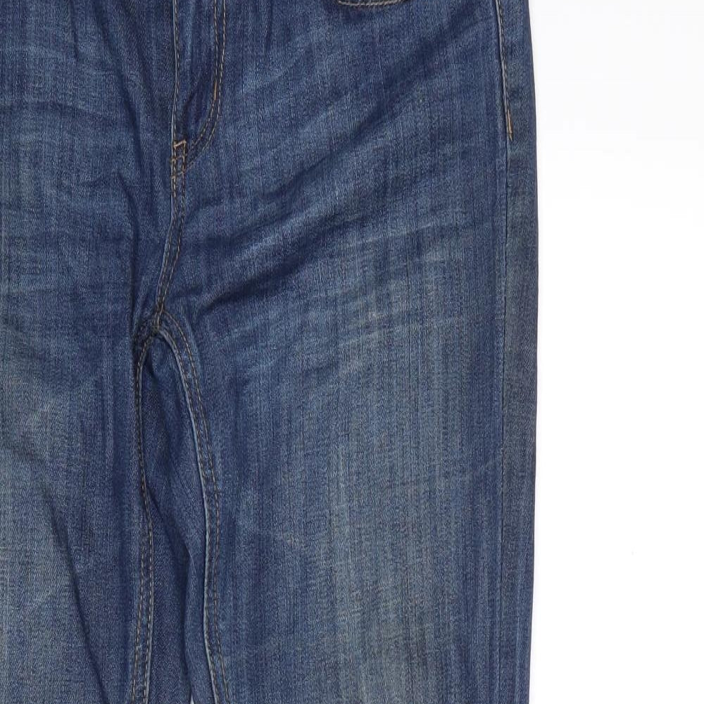 NEXT Womens Blue  Denim Straight Jeans Size 10 L28 in