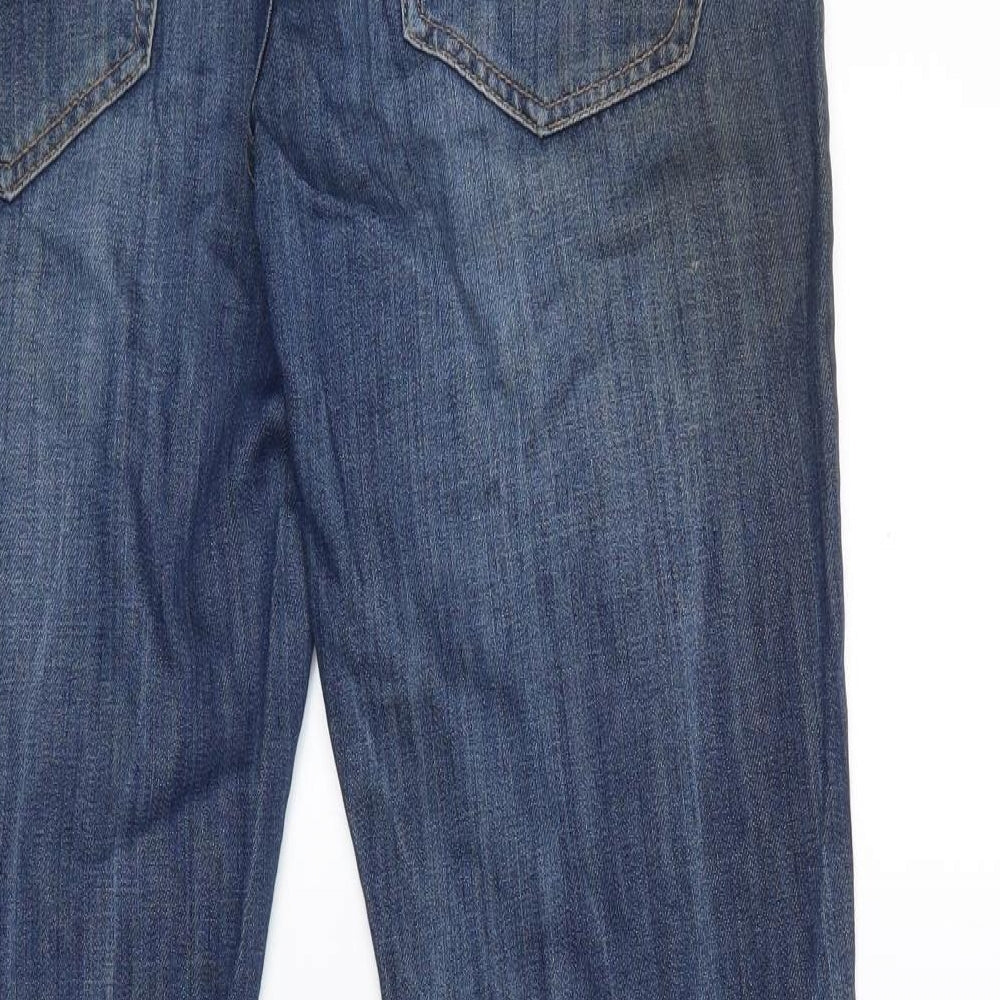 NEXT Womens Blue  Denim Straight Jeans Size 10 L28 in