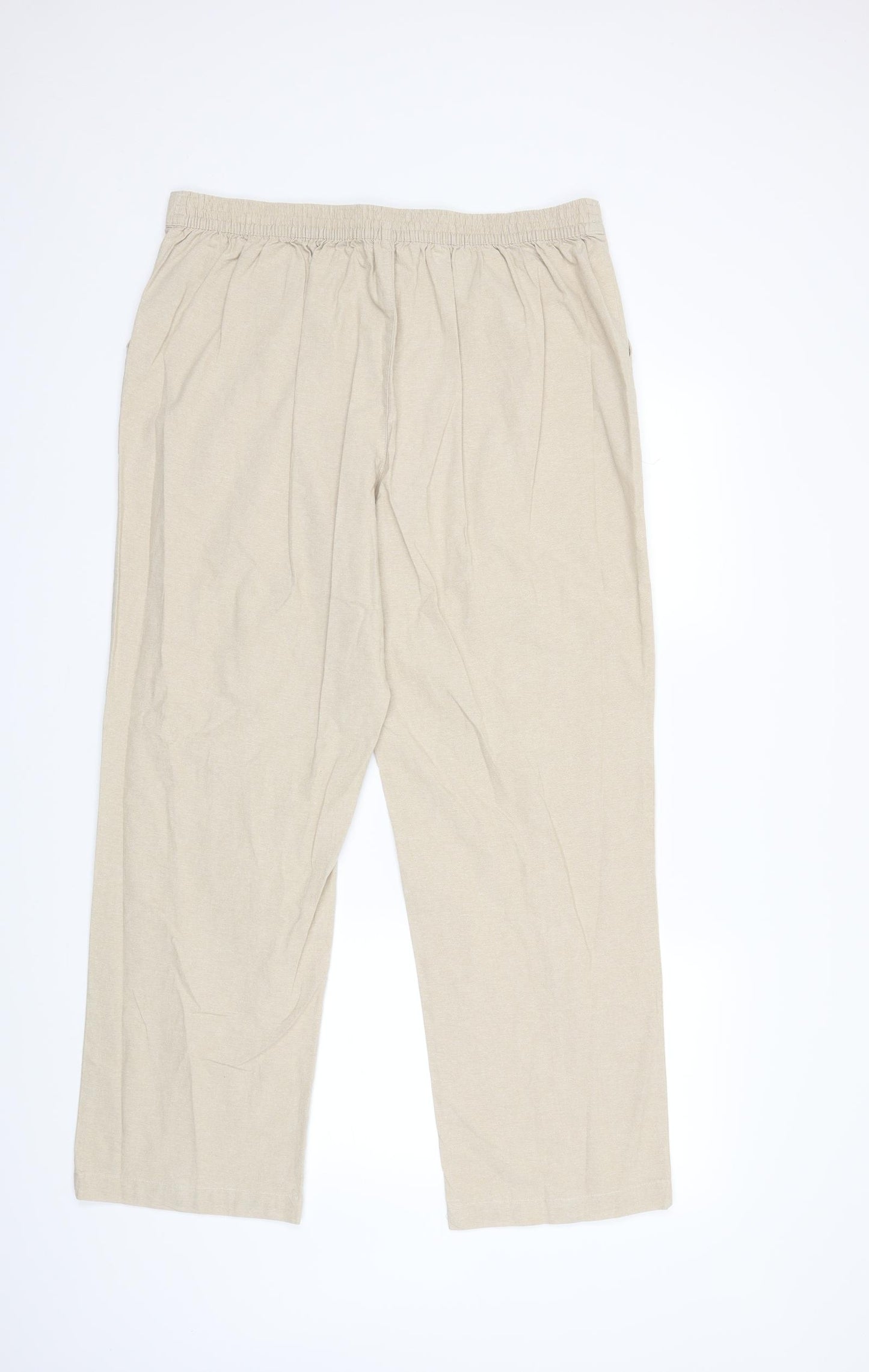 ISLE Womens Beige   Trousers  Size 18 L28 in