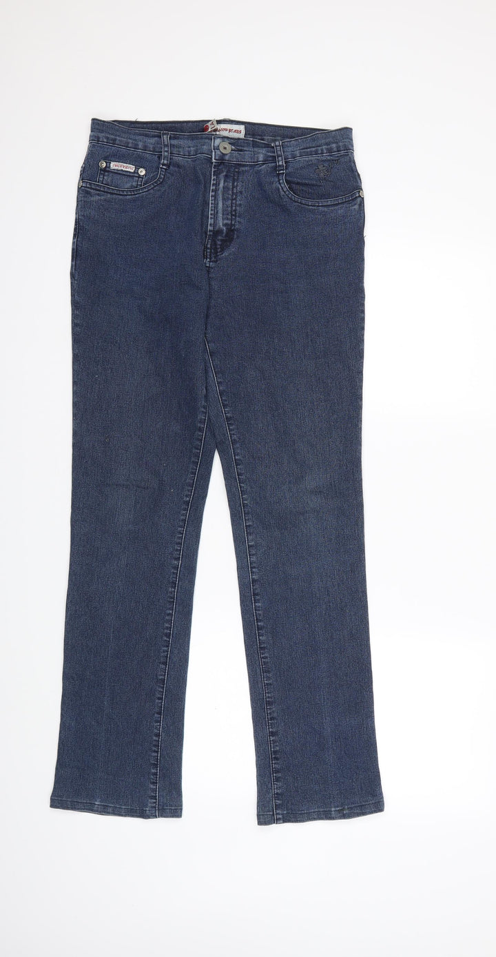 swallow jeans Womens Blue Denim Straight Jeans Size 32 in L32 in