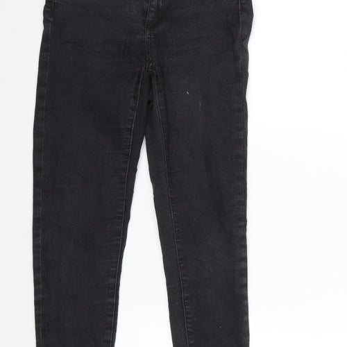 Never Denim Womens Black  Denim Skinny Jeans Size S L27 in