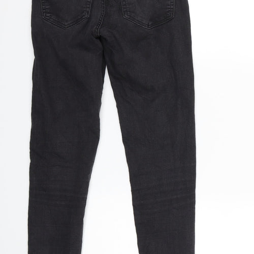 Never Denim Womens Black  Denim Skinny Jeans Size S L27 in