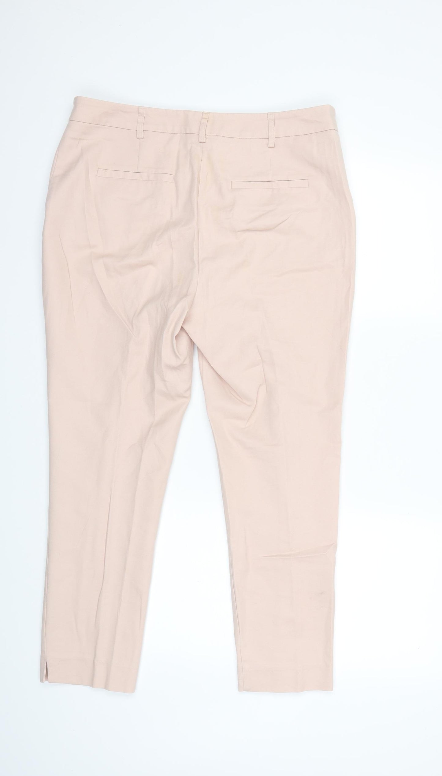Nutmeg Womens Pink   Trousers  Size 14 L26 in