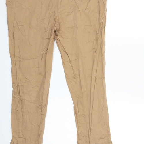H&M Womens Brown   Trousers  Size 16 L27 in