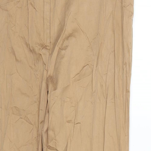 H&M Womens Brown   Trousers  Size 16 L27 in