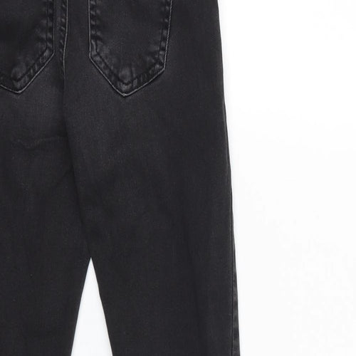 F&F Womens Black  Denim Skinny Jeans Size 6 L25 in