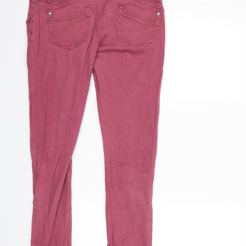 Sublevel Womens Red  Denim Skinny Jeans Size M L30 in