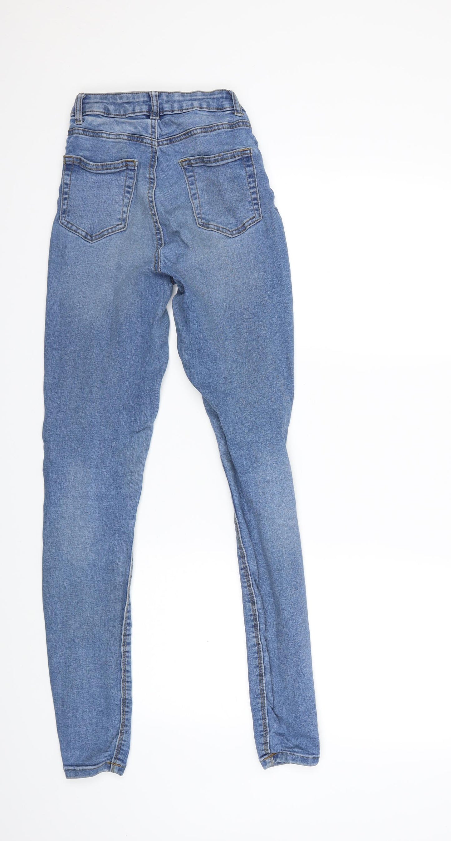 Denim & Co. Womens Blue  Denim Skinny Jeans Size 6 L29 in