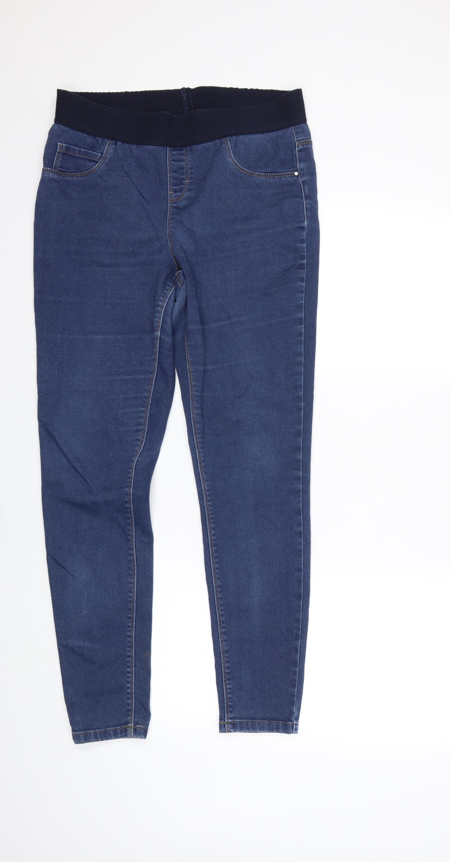 George Womens Blue  Denim Jegging Jeans Size 14 L29 in