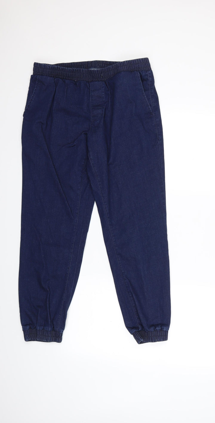 Baleno Womens Blue Denim Tapered Jeans Size L L25 in