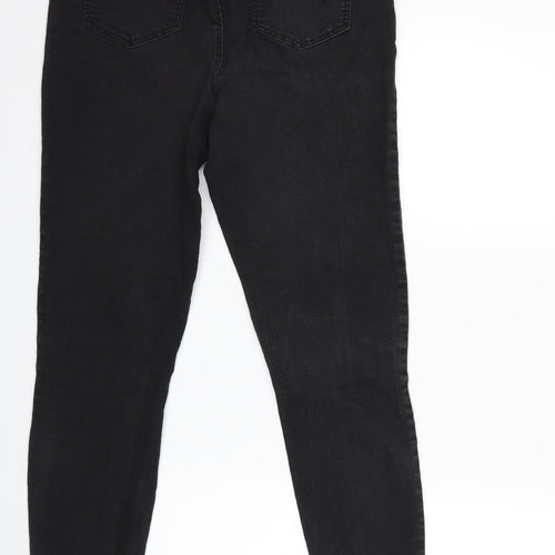Matalan Womens Black  Denim Skinny Jeans Size 8 L28 in