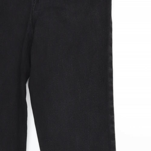 Matalan Womens Black  Denim Skinny Jeans Size 8 L28 in