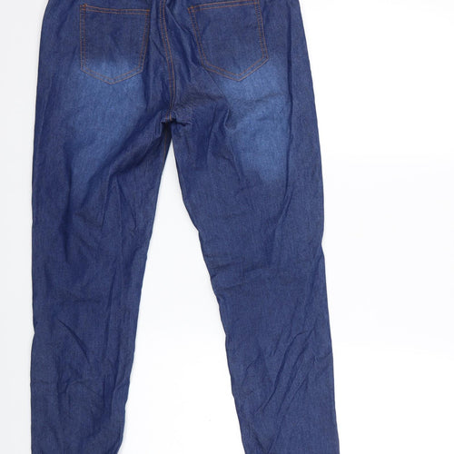 Preworn Mens Blue  Denim Tapered Jeans Size 28 in L28 in