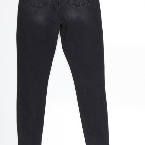 Denim & Co. Womens Black  Denim Skinny Jeans Size 10 L28 in