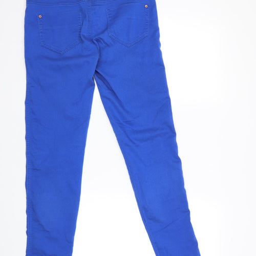 YesYes Womens Blue  Denim Skinny Jeans Size 10 L30 in
