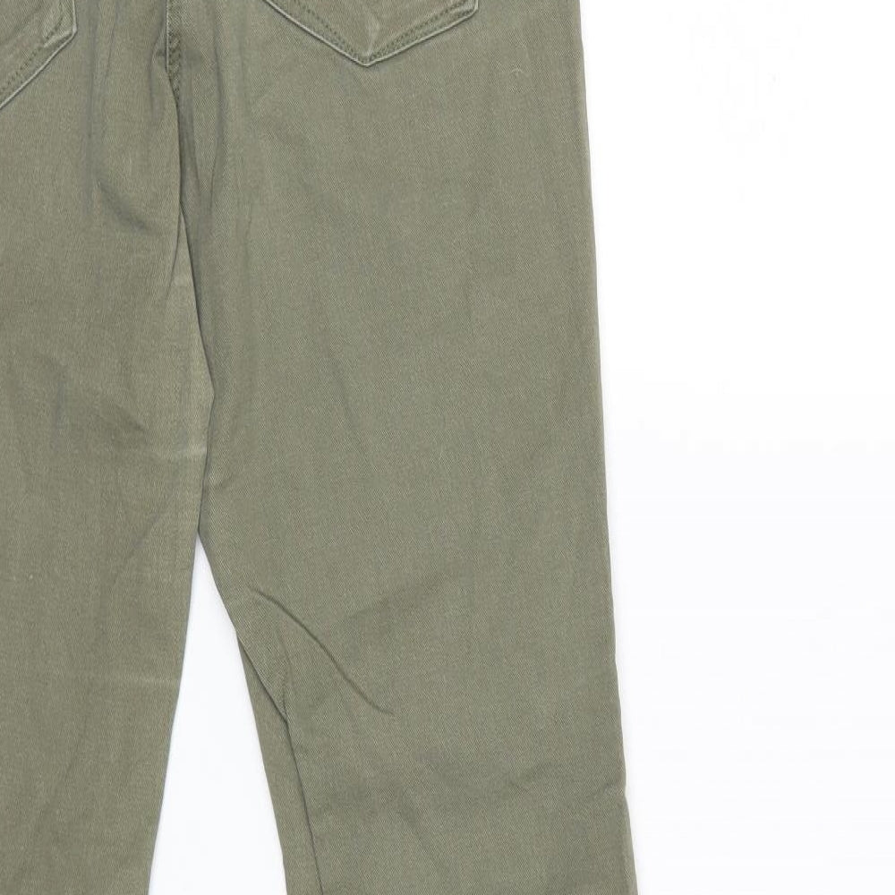H&M Womens Green  Denim Skinny Jeans Size 12 L27 in