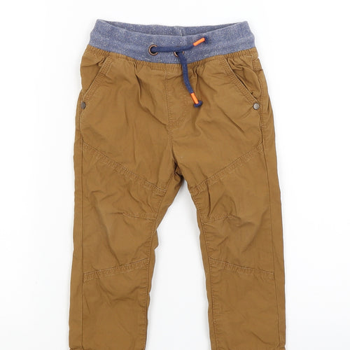M&Co Boys Brown   Track Pants Trousers Size 12-18 Months