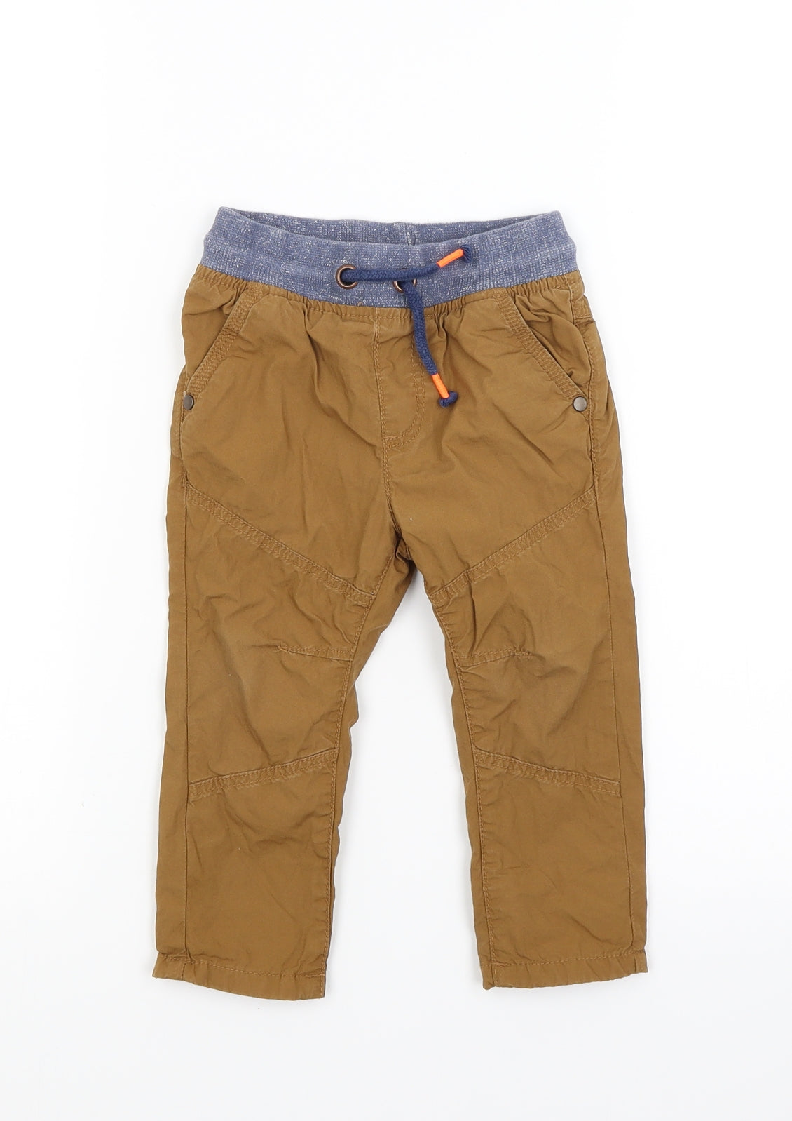 M&Co Boys Brown   Track Pants Trousers Size 12-18 Months