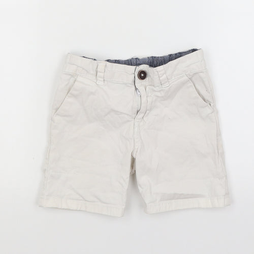 F&F Girls White   Cargo Shorts Size 5-6 Years