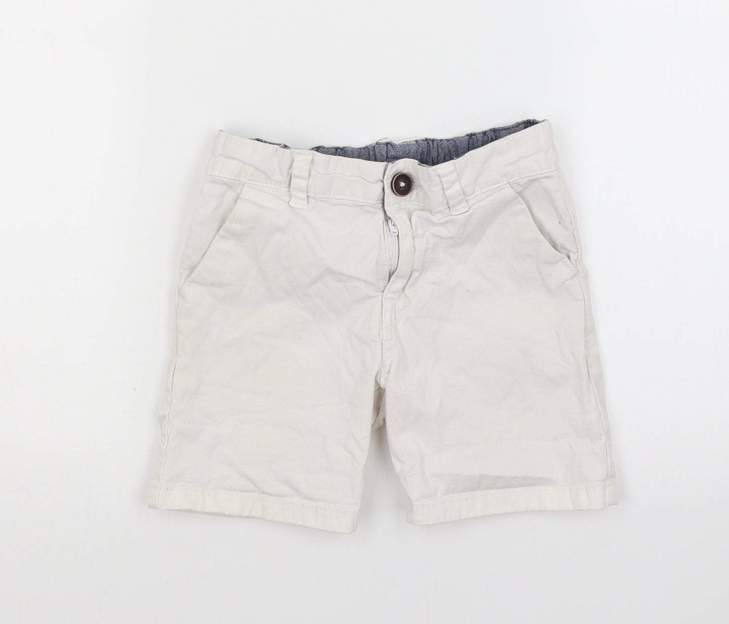 F&F Girls White   Cargo Shorts Size 5-6 Years