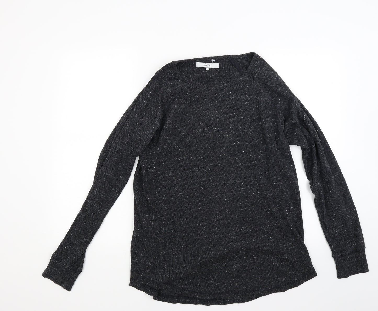 Loom Womens Grey  Knit Pullover Jumper Size M