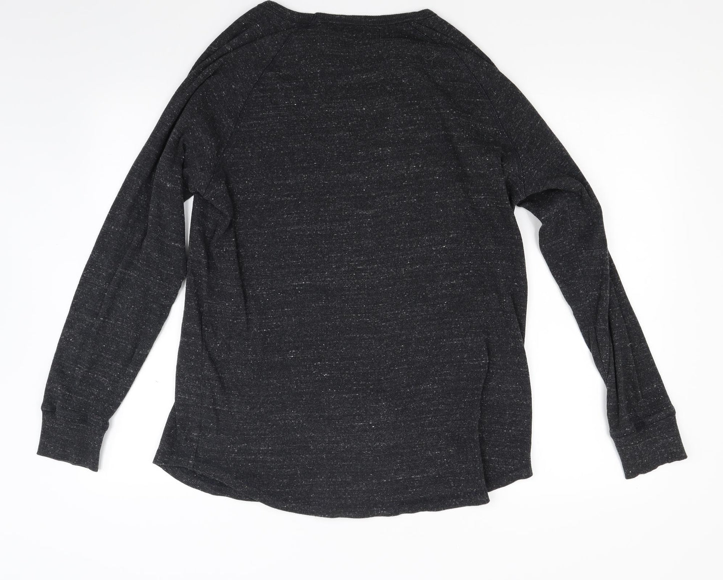 Loom Womens Grey  Knit Pullover Jumper Size M