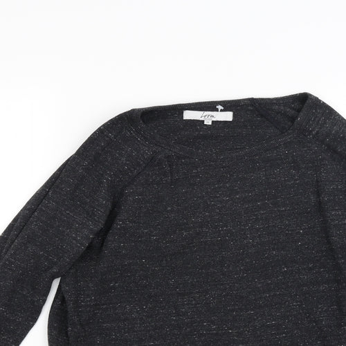 Loom Womens Grey  Knit Pullover Jumper Size M