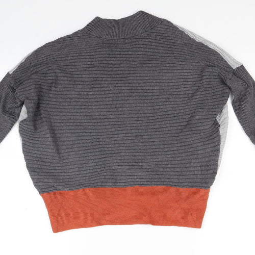 River Island Womens Grey  Knit Pullover Jumper Size XS