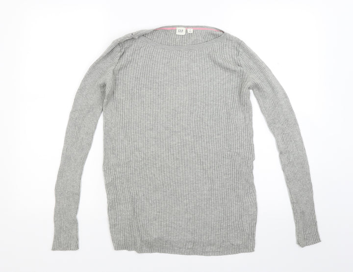 Gap Womens Grey Knit Pullover Jumper Size M
